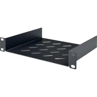 Assmann DIGITUS 1HE Fachboden 44x254x200 mm, Schwarz (RAL 9005)