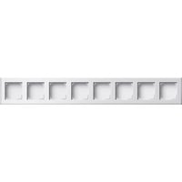 Gira Gehäuse achtfach Aufputzgehäuse für Unterputzgerät weiß, Retail