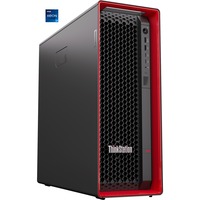 Lenovo ThinkStation P5 (30GA000KGE), PC-System schwarz/rot, Windows 11 Pro for Workstations 64-Bit