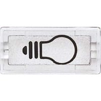 Merten Symbol Licht klar rechteckig, Rahmen transparent, Retail