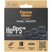 PanzerGlass Hoops Kameraschutz, Objektivschutzkappe schwarz, Samsung Galaxy A35 5G