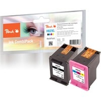 Peach Druckköpfe Spar Pack PI300-671, Tinte kompatibel zu HP 62XL (C2P05AE, C2P07AE)