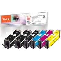Peach Tinte Spar Pack Plus PI100-379 kompatibel zu Canon PGI-580XL, CLI-581XL