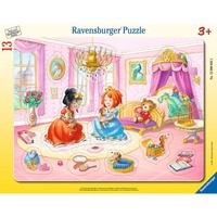 Ravensburger Kinderpuzzle - Im Prinzessinnenschloss 13 Teile, Rahmenpuzzle