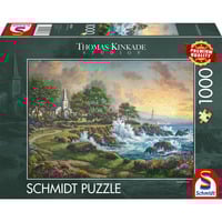 Schmidt Spiele Thomas Kinkade Studios: Kleinod am Meer, Puzzle 1000 Teile