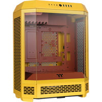 Thermaltake The Tower 600 Butter Caramel, Tower-Gehäuse gelb, Tempered Glass x 3