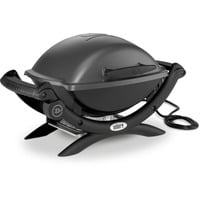 Weber Elektrogrill Q 1400, Dark Grey schwarz/grau, 2.200 Watt