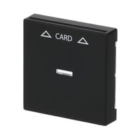 0 Zentralscheibe für Cardschalter mit Symbolik und Kalotte schwarz, Retail