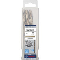 Bosch Professional PRO Stainless Steel HSS-Co Spiralbohrer, Ø 10mm Arbeitslänge 87mm, 5 Stück