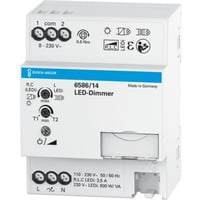 Busch-Jaeger Tastdimmer mit Vor-Ort-Bedienung 6586/14 grau, Retail