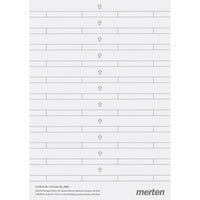 Merten Beschriftungsstreifen für M-PLAN Rahmen weiß, Retail