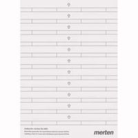Merten Beschriftungsstreifen für M-PLAN Rahmen weiß, Retail