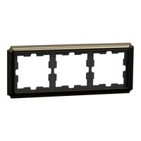 Merten D-Antik Metallrahmen 3-fach Rahmen Retail