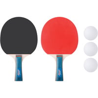 Tischtennis-Set, 2 Schläger und 3 Bälle