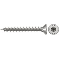 fischer Spanplattenschraube PowerFast II 3,0x25 Senkkopf TX 200 Stück, mit Vollgewinde, Edelstahl A2