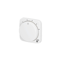 0 Zentralscheibe Temperatur rund, Thermostat weiß, Retail