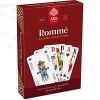 ASS Altenburger Rommé große Eckzeichen französisches Bild, Kartenspiel 