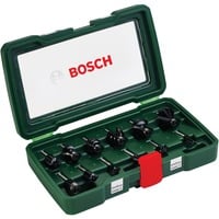 Bosch Heimwerken & Garten Wolfram-Carbide-Fräser-Set, 12-teilig 1/4" Schaft