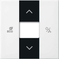 Busch-Jaeger Zentralscheibe alpinws, Abdeckung weiß, Retail