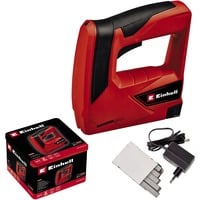 Einhell Akku-Tacker TC-CT 3,6 Li, Elektrotacker rot/schwarz, Li-Ionen Akku 1,3Ah