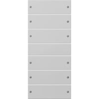 Gira Wippenset sechsfach mit drei plus drei Tasten lackiert grau, Retail