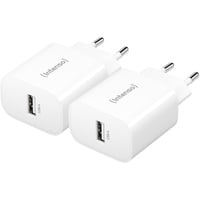 Intenso Power Adapter W5A 2er Pack, Ladegerät weiß, 2 Stück