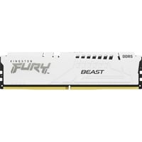 Kingston FURY DIMM 32 GB DDR5-5200 , Arbeitsspeicher weiß, KF552C40BW-32, FURY Beast, INTEL XMP