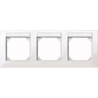 Merten M Plan Rahmen drei fach weiß (glänzend), Retail