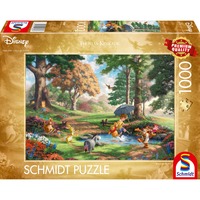 Puzzle Disney Winnie The Pooh Teile: 1000 Größe: 69,3 x 49,3 cm Altersangabe: ab 12 Jahren Motive: Winnie Pooh und seine Freunde