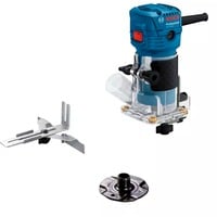 Bosch Professional Kantenfräse GLF 55-6 Professional, Oberfräse blau, 550 Watt