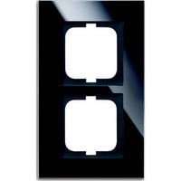 Busch-Jaeger Rahmen 2-fach schwarz, Retail