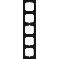 Busch-Jaeger Rahmen fünffach future linear schwarz, Retail