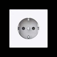 Busch-Jaeger Schutzkontakt Steckdose Safety Plus weiß, Retail