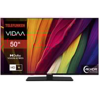 Telefunken XU50VP750M, LED-Fernseher 126 cm (50 Zoll), schwarz, UltraHD/4K, Tripple-Tuner, SmartTV, VIDAA-Betriebssystem