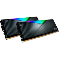 ADATA DIMM 32 GB DDR5-5200 (2x 16 GB) Dual-Kit, Arbeitsspeicher schwarz, AX5U5200C3816G-DCLARBK, LANCER RGB, INTEL XMP
