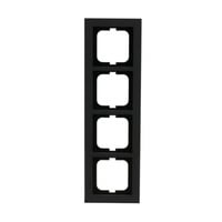 Busch-Jaeger Abdeckrahmen 4-fach, Abdeckung grau, Retail