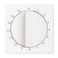 Busch-Jaeger Wippe mit kleiner transparenter Kalotte Kontroll weiß, Retail