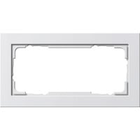 4010337001553 - GIRA 100229 Abdeckrahmen 2f oMittelsteg E2 Reinweiß glänzend