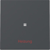 Gira Wippe Kontrollfenster und Heizung Ein Aus anthrazit, Retail