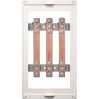 Hager Wandlerbaustein, UniN, 450x250 mm, für Primärlaschen 180 mm (UE31SS400), Stromwandler Lochabstand 150 mm, Aufsteckstrom­wandler