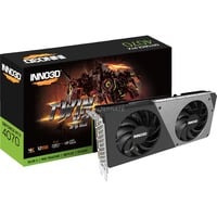 INNO3D GeForce RTX 4070 TWIN X2, Grafikkarte DLSS 3, 3x DisplayPort, 1x HDMI 2.1