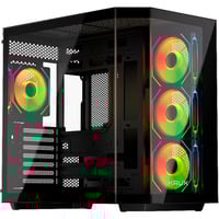 Krux Empero, Tower-Gehäuse schwarz, Tempered Glass x 2