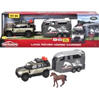Majorette Land Rover mit Pferdeanhänger, Spielfahrzeug 