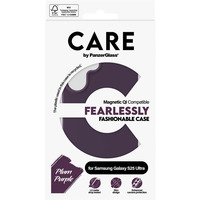 PanzerGlass Fearlessly Fashionable Case, Handyhülle pflaume, Samsung Galaxy S25 Ultra, QI-kompatibel