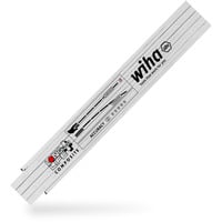Wiha Gliedermaßstab Longlife Plus Composite, 2 Meter, Messlatte weiß