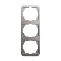 0 Rahmen dreifach senkrecht alpha platin, Retail