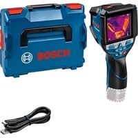 Bosch Akku-Wärmebildkamera GTC 600 C Professional, 12Volt, Thermodetektor blau/schwarz, ohne Akku und Ladegerät, L-BOXX