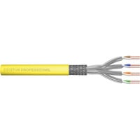 Digitus Professional Cat.7a S/FTP Verlegekabel simplex, B2ca gelb, 500 Meter Trommel