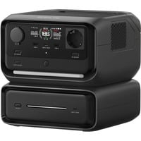 EcoFlow RIVER 3 Max (RIVER 3 Plus + Zusatzbatterie EB300), Powerstation schwarz, 572 Wh, X-boost 2.400W, 2 LFP-Akkus