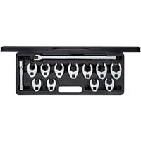 GEDORE red Krähenfuß-Steckschlüssel-Satz, 1/2" 13-teilig, offene Schraubprofile